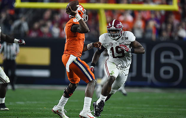 Ragland was an old-school enforcer at the heart of Alabama’s championship defense.